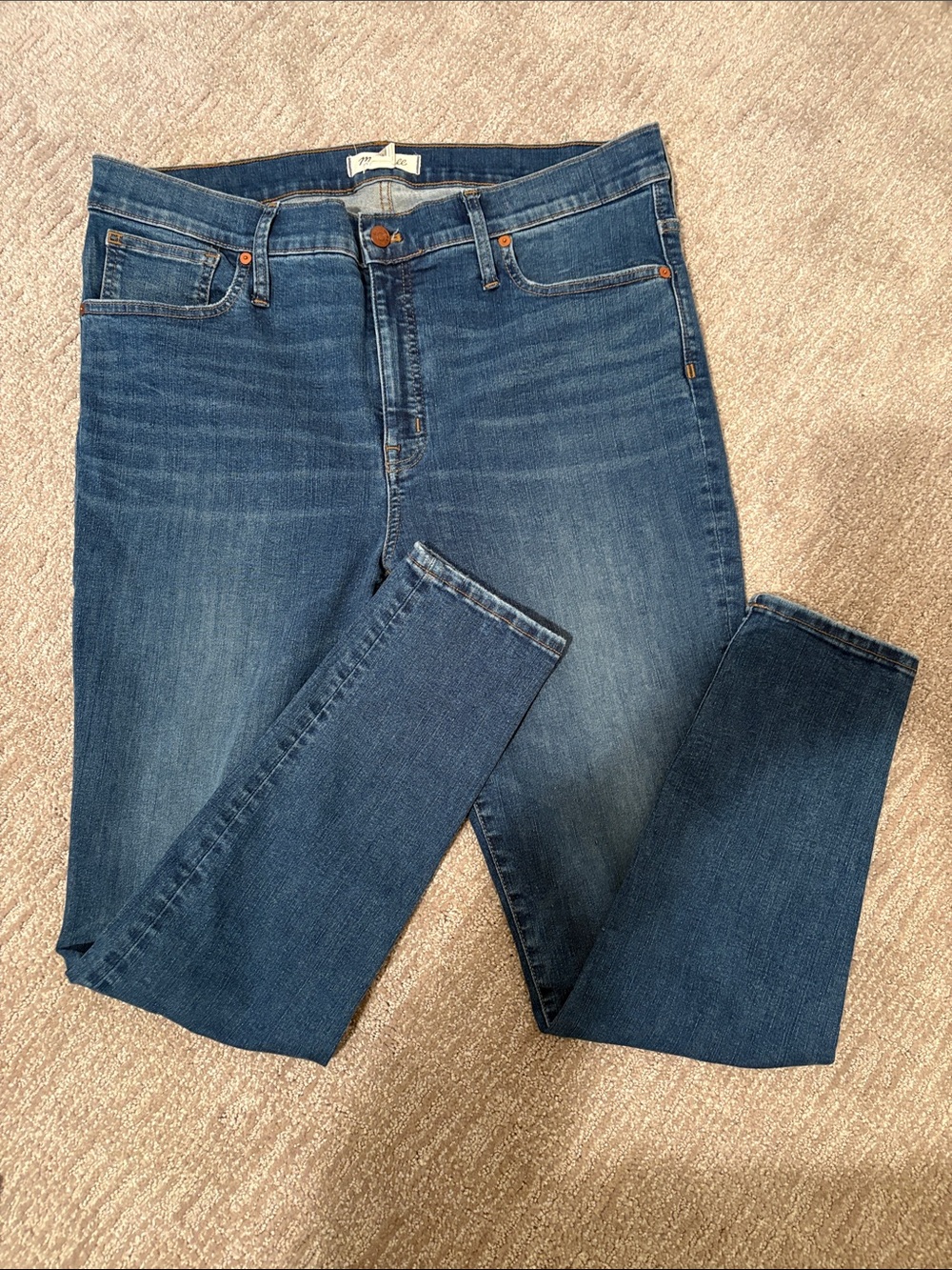 Madewell Women's Skinny Jeans in Medium Blue Wash